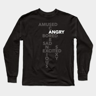 Angry Emotion Sci Fi Shirt Long Sleeve T-Shirt